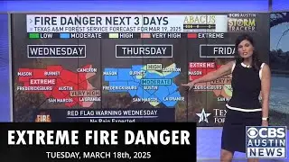Extreme Fire Danger. #ChiksClips - Tuesday, March 18th, 2025