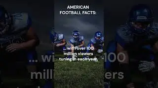 American football facts 👇 #shorts