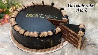 চকলেট বার্থডে কেকের এত পারফেক্ট রেসিপি ইউটিউবে আগে কখনো দেখেন নি  ||  Chocolate Birthday cake recie
