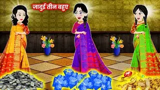 जादुई तीन बहु Jadui teen bahu | Magical three daughters | Hindi kahaniya | New cartoon 2023