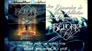 Before You Fall - Drowning in Your Addiction (OFFICIAL AUDIO STREAM) 2013