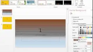 Como mudar a cor do fundo do slide (background) no Power Point