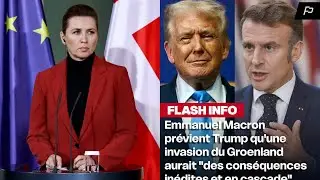 C'EST FORT : EMMANUEL MACRON MET EN GARDE DONALT TRUMP SI TU TOUCHE LE GROENLAND TU REGRETTERA 