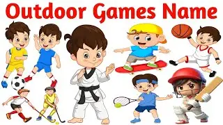 10 Outdoor Games | Outdoor Games Name for Kids | Outdoor Games Name in English with Picture