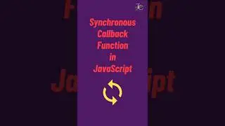 callback function | synchronous function in javascript | #javascript tutorial in 1 minutes #coding
