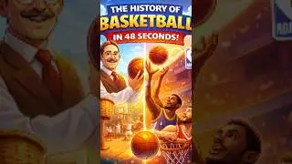 The History of Basketball in 48 Seconds 🏀 | From Peach Baskets to the NBA #shorts