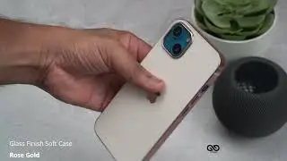 Rose Gold Glass Finish Soft Case