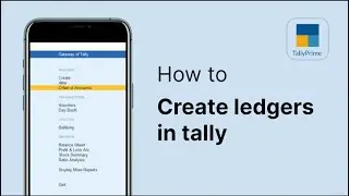 How to create ledger in tally, Understand groups and ledger #TallyLearning #tallytutorial