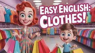 Easy English Conversation for Kids: Shopping for Clothes