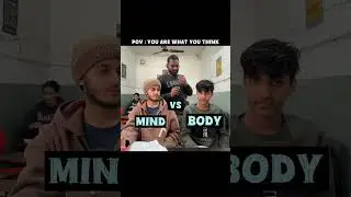 Mind vs body #education
