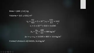 Physics | First Secondary | Types of Measurements and Measurement Errors | Question 18