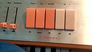 Ремонт синтезатора из ГДР Vermona ET 6-1 1977 год