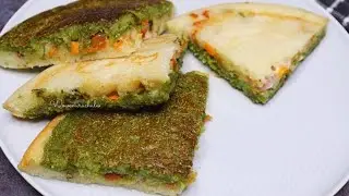 Quick Easy Breakfast Recipe | Instant Lunchbox Recipe | Suji Breakfast | Kids lunchbox | Cheese Veg
