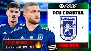 RECONSTRUIESC FC U CRAIOVA CU -100 PUNCTE #fc26 #frlp #mod