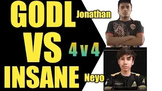 GodLike vs Team insane🔥 Jonathan Pubg