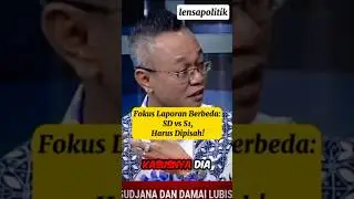Fokus Laporan Berbeda: SD vs S1 Harus Dipisah! #politik #trending #shorts