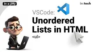 Creating unordered HTML lists in VSCode