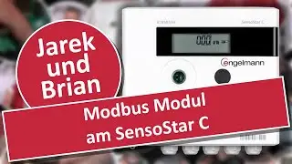 Kabel beim Modbus Modul beim Engelmann Wärmezähler Rechenwerk SensoStar C stecken? So geht's!