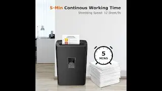 Bonsaii 12-Sheet Paper Shredder Review | Heavy-Duty & High-Security Must-Have!