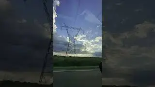 Ride home with me and watch the clouds and sunrays. #commute #sunset #clouds #sunrays #timelapse