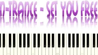 N-Trance - Set You Free [Piano Tutorial] How To Play