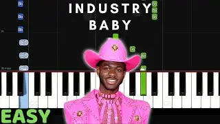 Industry Baby - EASY Piano Tutorial - By Tunes With Tina