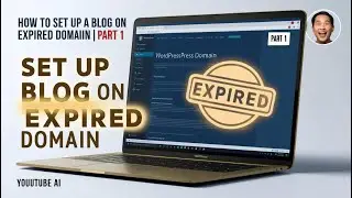 How to set up a blog on an expired domain. Part 1 #blogging #expireddomains