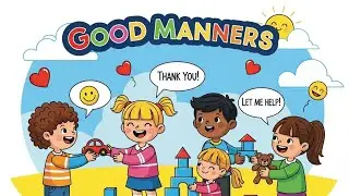 Good Manners 😊🙏 | Learn Polite Behavior for Kids & Toddlers
