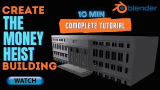 Blender 3D Model of Royal Mint of Spain Building | Architectural Modeling Tutorial #blender