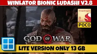 GOD OF WAR LITE (only 13 GB) on Android | Winlator Bionic v2.8 | Performance Test