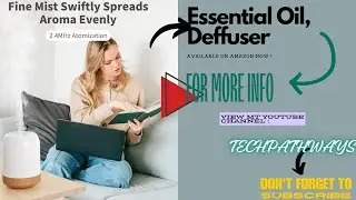 🌿✨ Discover Tranquility: A Deep Dive into the Benefits of the Ultrasonic 250ML Aromatherapy Diffuser
