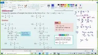 2 F3 C9 Example 3 4 5 Straight lines form