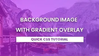 Background Images With Gradient Overlay CSS | CSS Multiple Backgrounds
