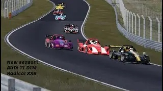 New season start  AUDI TT DTM and Radical XXR