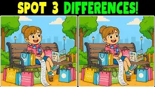 Even Smart People Miss This 😳🧠#spotthedifference #findthedifference