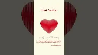 Heart ❤️ Function #mathematics #manim #shorts #function #heart #love #math #sine