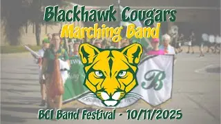 Blackhawk Cougars Marching Band - BCI Band Festival - 10/11/2025