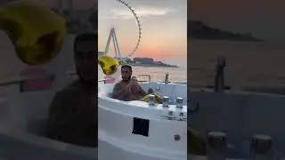 Chilling on a million dollar yacht