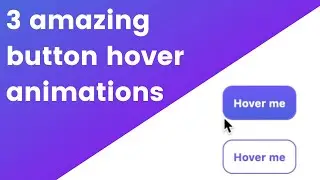 3 amazing button hover animations