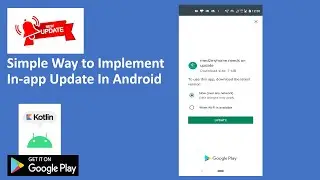 How to Implement In-app Update In Android | Kotlin