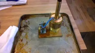 Midwest products model VI steam engine first run