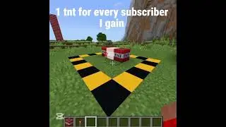 1 tnt for every subscriber I gain #minecraft #subscribe #100k