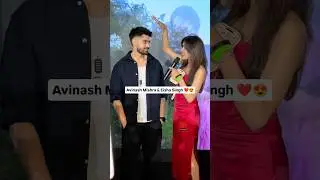 Avinash Mishra & Eisha Singh At The Song Launch Of 'Barsat Ho Rahi'#avinashmishra #eishasingh