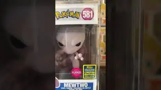 Funko Pop! Pok&eacute;mon Mewtwo (Flocked) #581 San Diego Comic Con 2020 (SDCC) #pokemon #mewtwo #funkopop