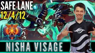 Secret.Nisha  [ Visage ]  Safe Lane Carry Pro Gameplay - Dota 2 Full Game