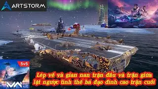Modern Warships| CN Type 004 v&agrave; m&agrave;n lật k&egrave;o đỉnh cao tuyệt đối ở sự kiện Artic Storm: QuanhoGamer