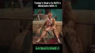 Today's Popular Musicians Imagined as 1970's Stars With AI