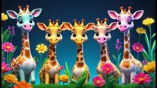 Four Little Giraffes Find Shapes + More Nursery Rhymes & Kids Songs
