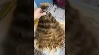 Густой неокрашенный с завитком 140 гр 48 см