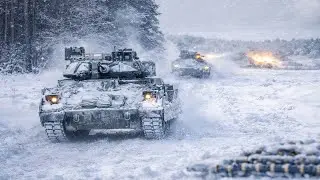 U.S. Army M2A3 Bradley in Action | High-Speed Combat Near Border NATO